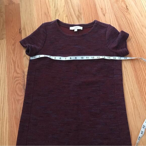 Loft spacedye short sleeve shift dress XS - Picture 5 of 6